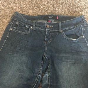 Torrid size 12 stiletto jeans. With zipper